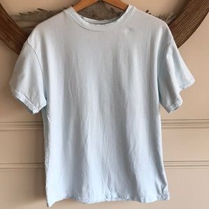 SUPER SOFT boxy sky blue t-shirt